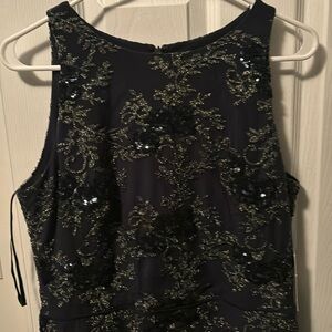 Ralph Lauren full length beaded formal dress